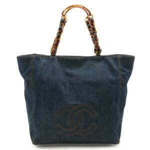 CHANEL Brown Logo Shoulder Bag